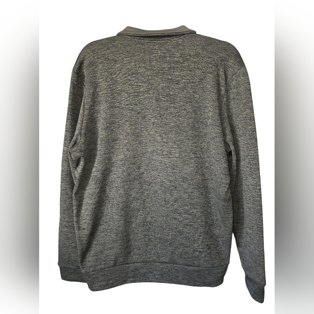 Under Armour Mens Armour Fleece 1/4 Zip Pullover Olive Green Heather 1373359 MD - Picture 2 of 8